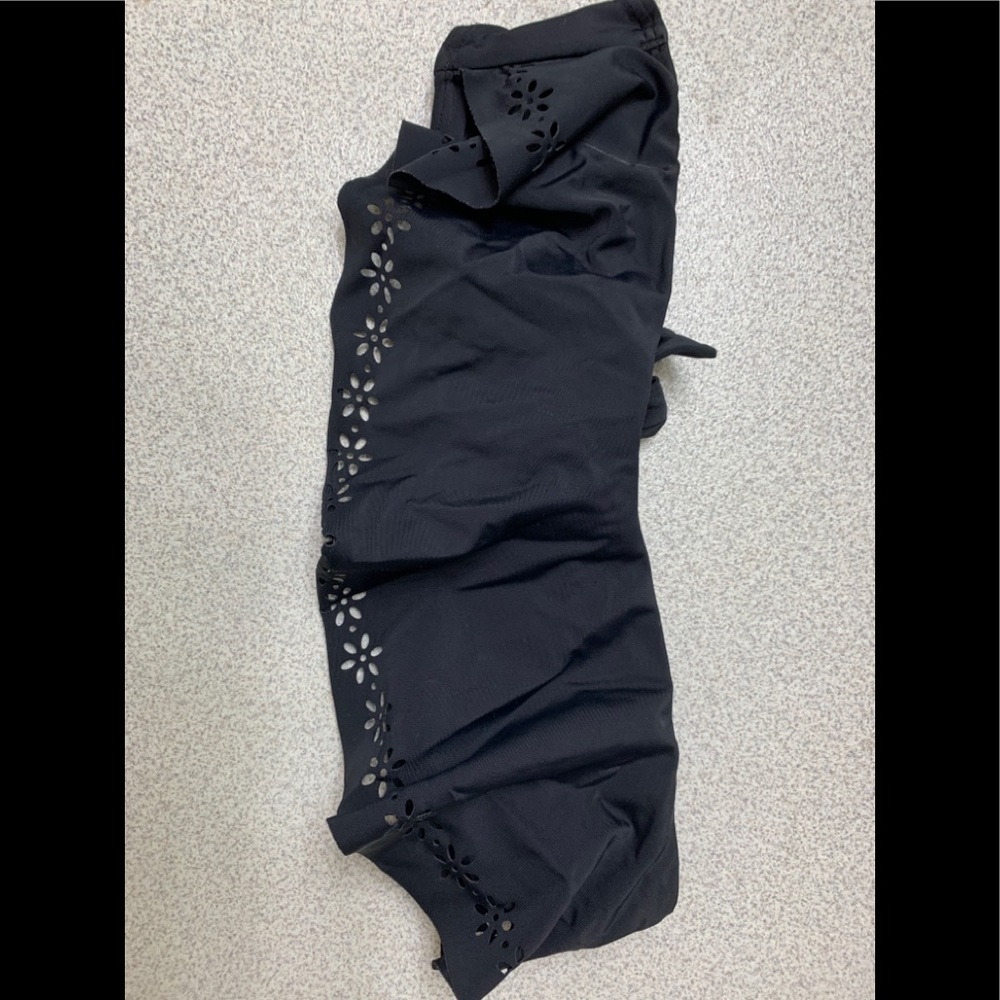 Black swim top